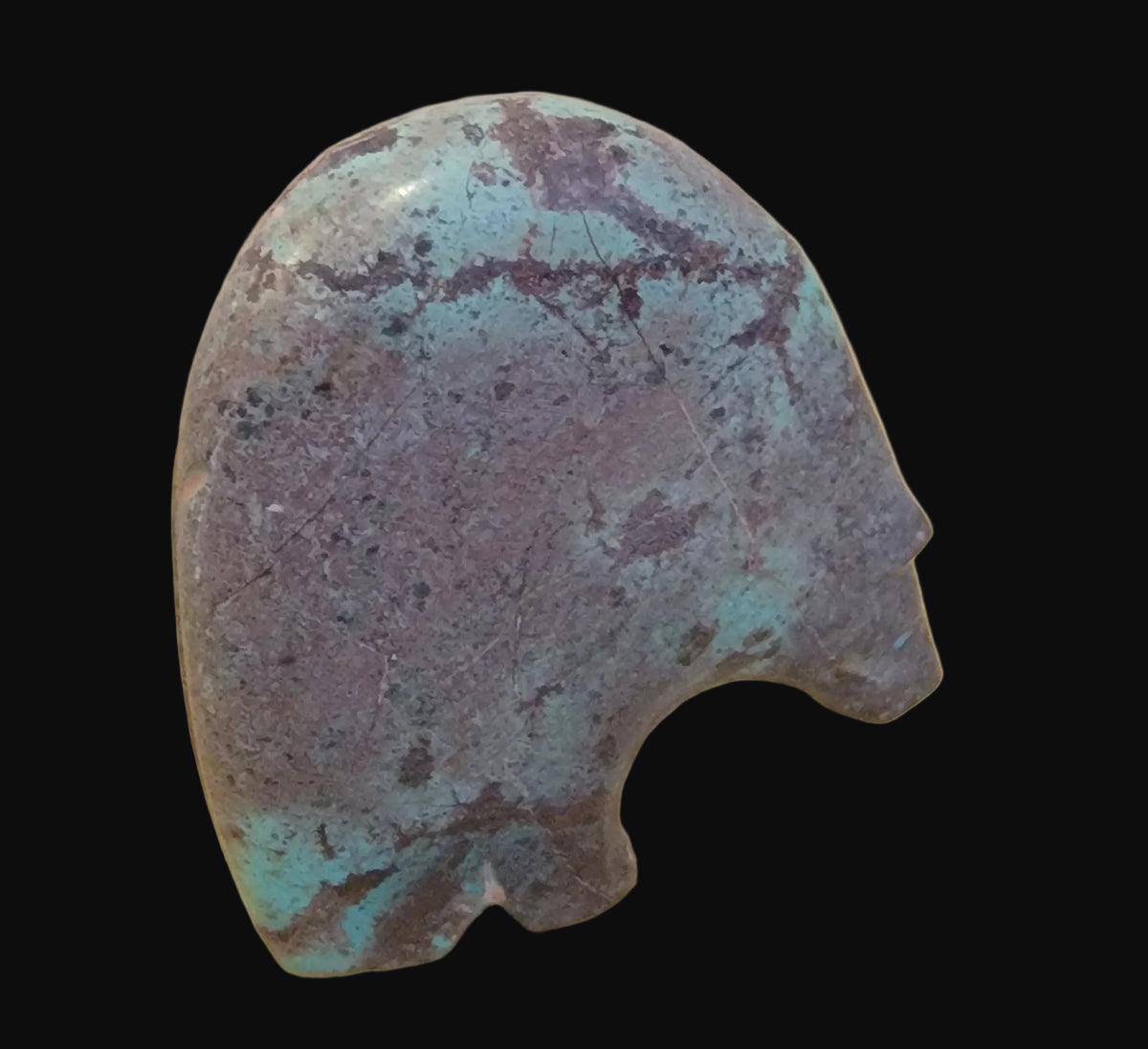 Classic Chrysocolla Zuni Medicine Bear Zuni Fetish