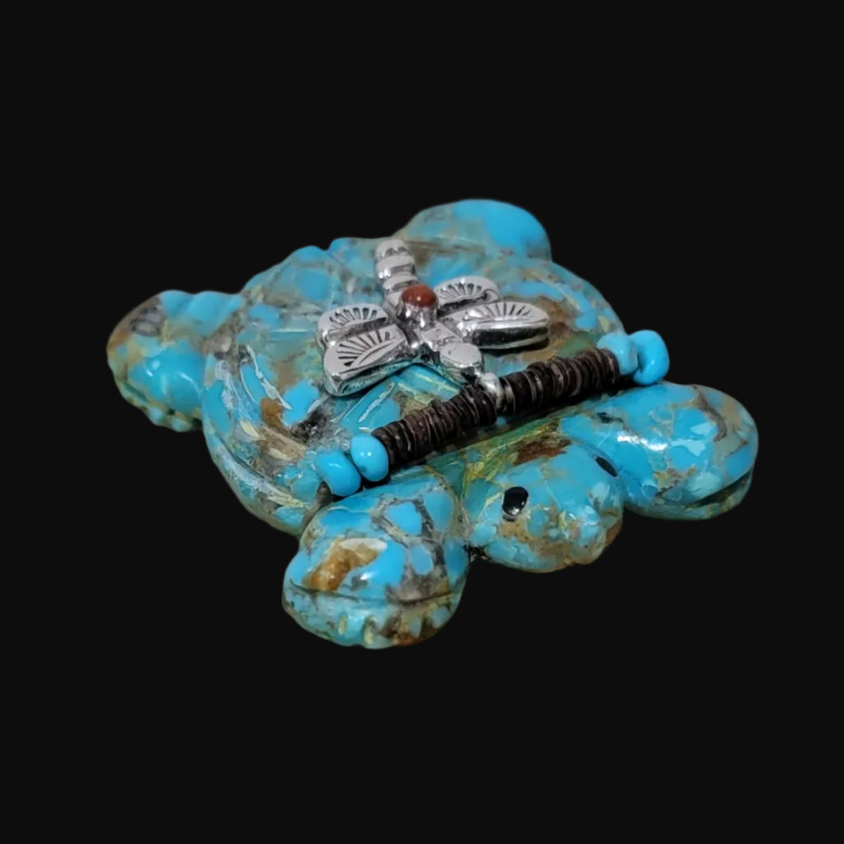 Turquoise Turtle "Symbol for Mother Earth" Zuni Fetish