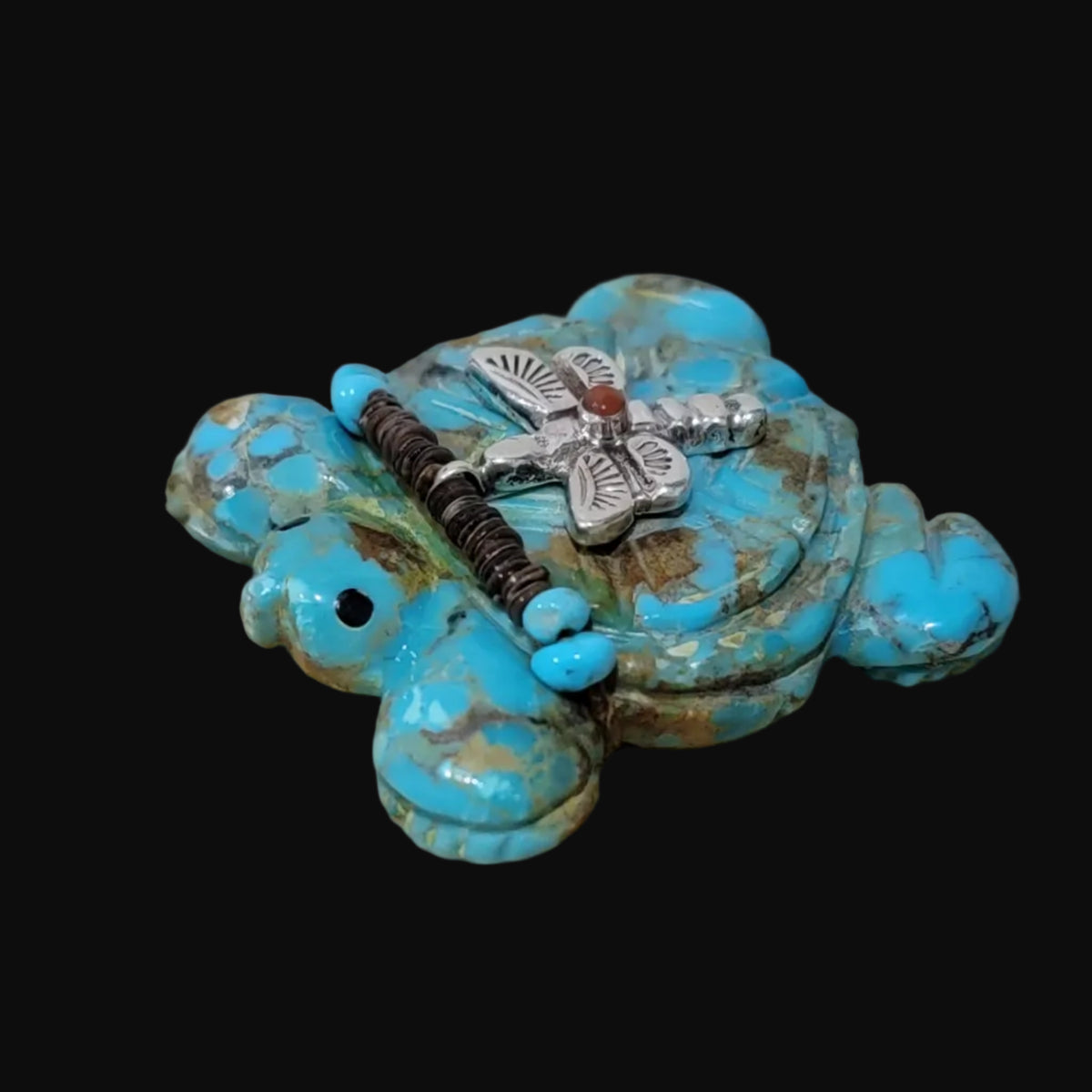 Turquoise Turtle "Symbol for Mother Earth" Zuni Fetish
