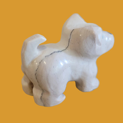 Happy Serpentine Pup/Dog Zuni Fetish