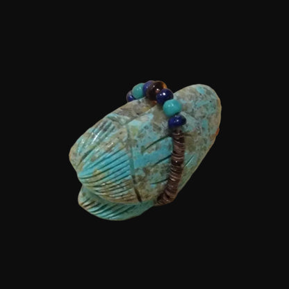 Beautiful Turquoise Messenger Bird Zuni Fetish