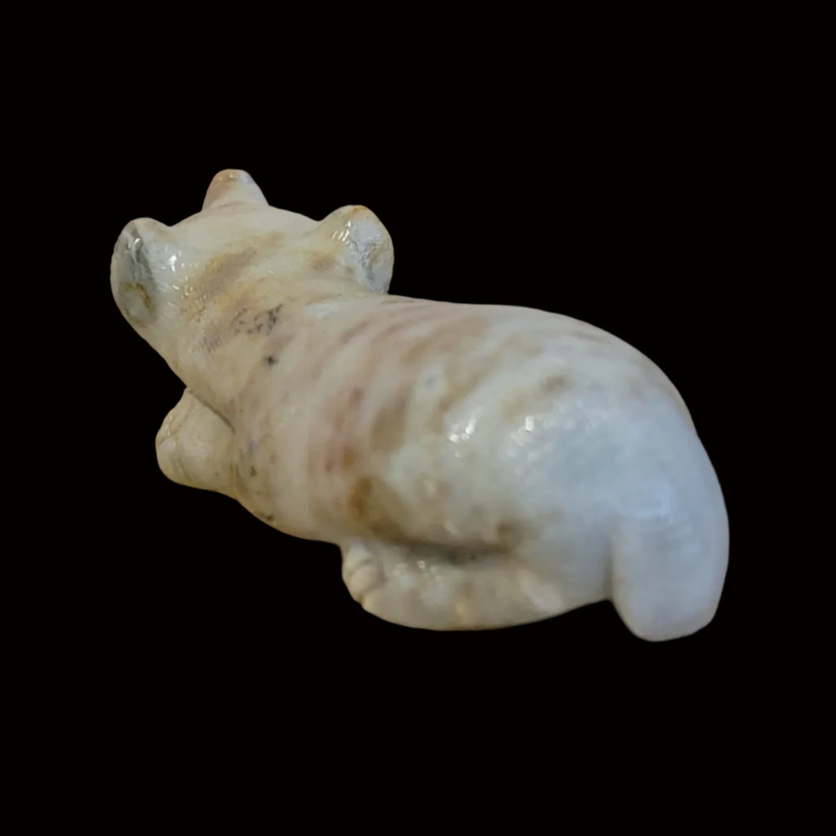 Picasso Marble Sweet Badger Zuni Fetish