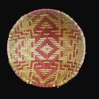 Colorful Yucca Hopi Sifter Basket Indian Baskets