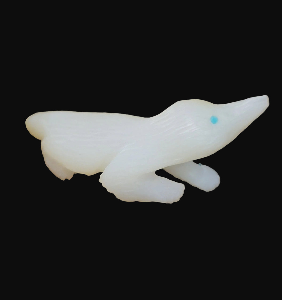 Mother of Pearl Zuni Fetish Platypus