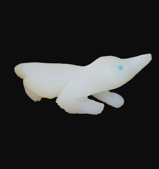 Mother of Pearl Zuni Fetish Platypus
