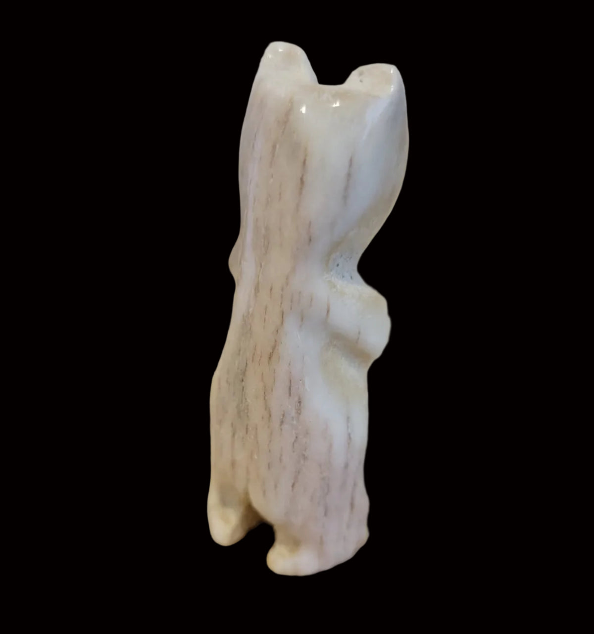 Standing Antler Bear w/ Sharp Teeth Zuni Fetish