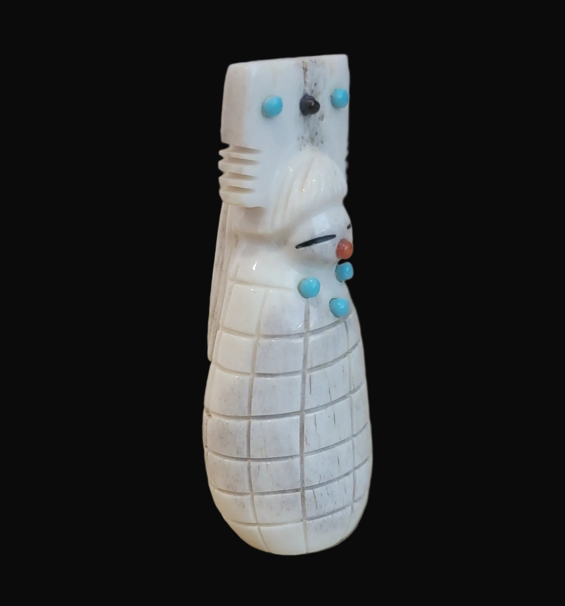 Antler Zuni Corn Maiden Zuni  Fetish