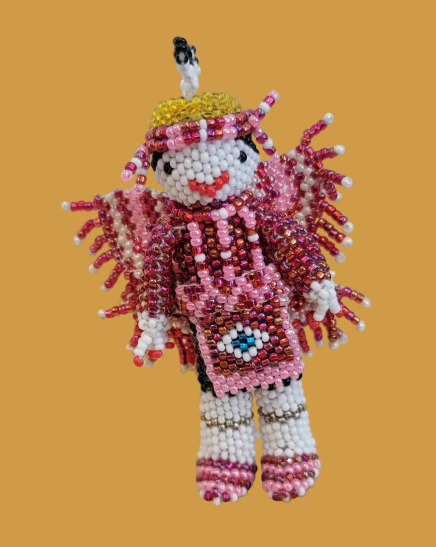 Fully Beaded Zuni Fancy Dancer Indian Beadwork