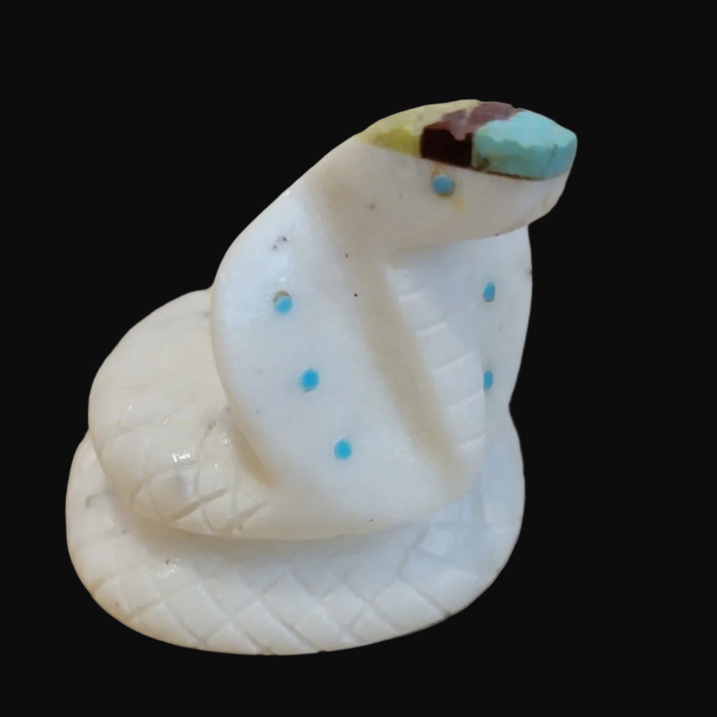 Fancy Hooded Cobra Snake Zuni Fetish