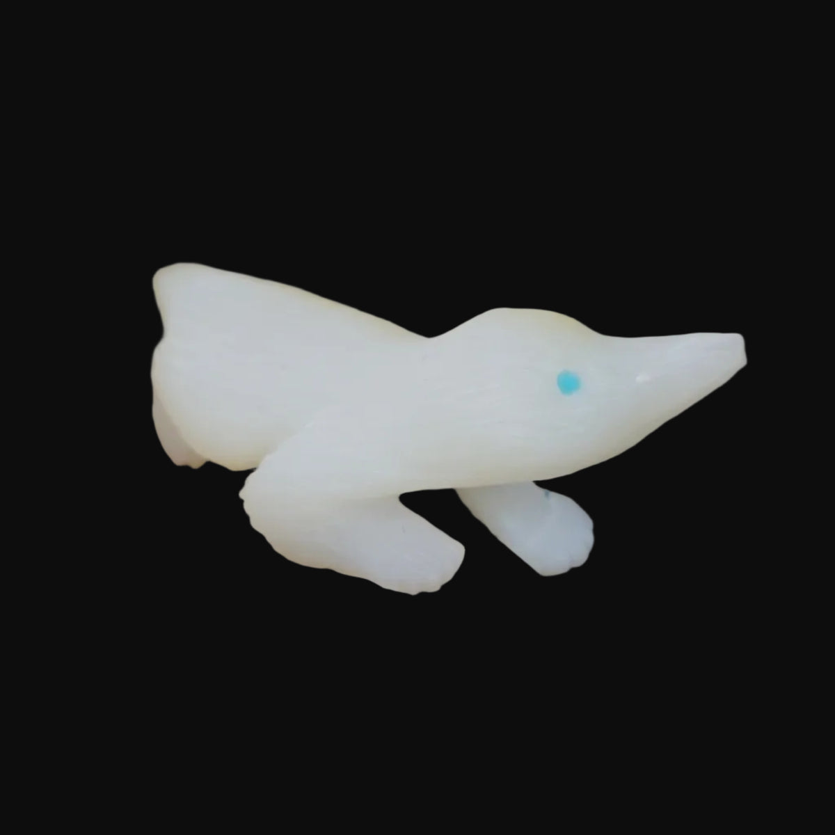 Mother of Pearl Zuni Fetish Platypus
