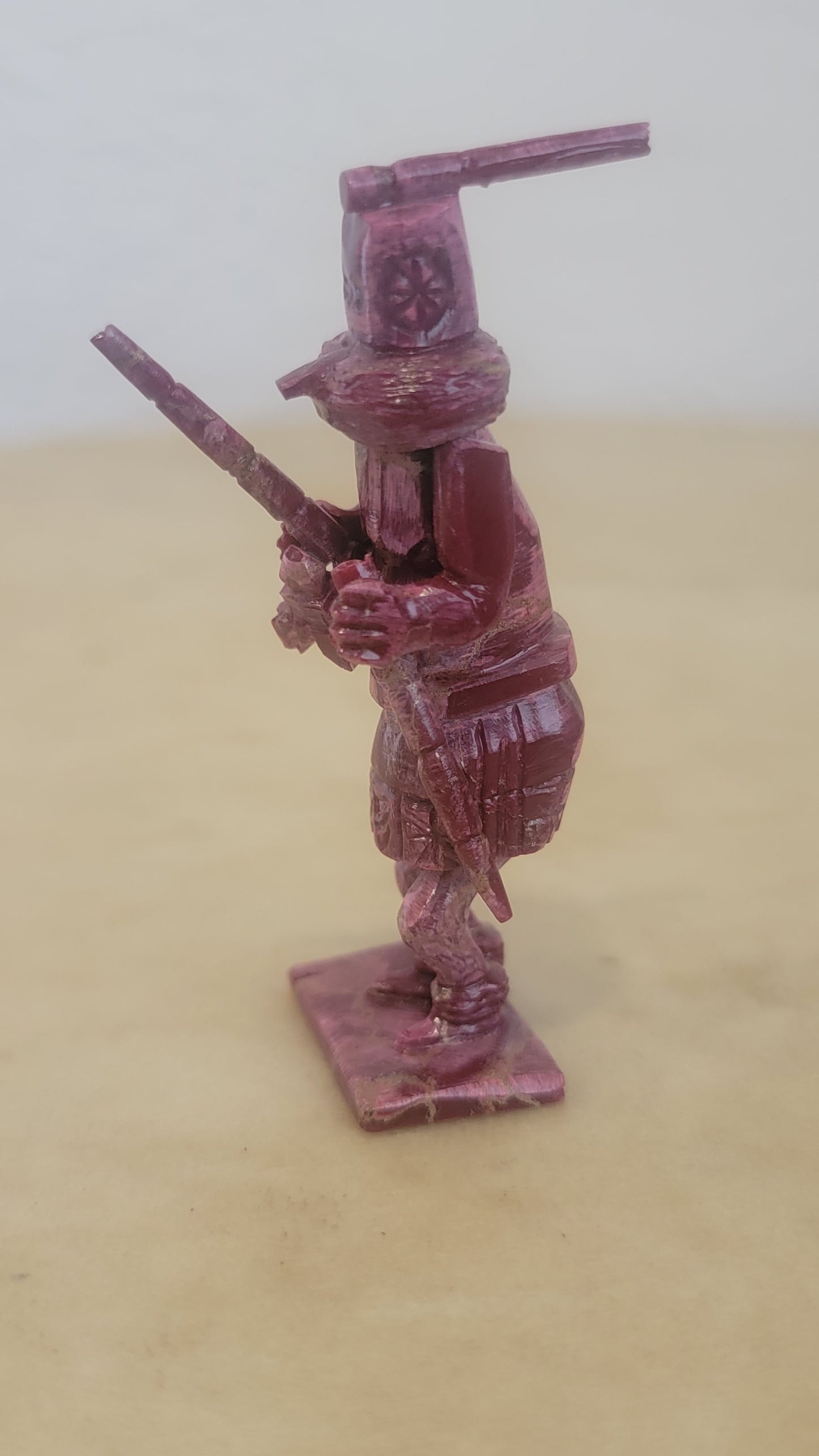 Bamboo Coral Zuni Whipper Kachina Zuni Fetish