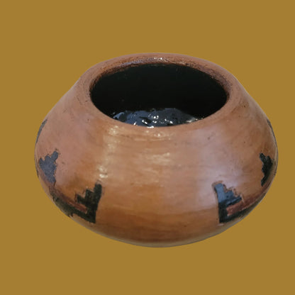 Navajo Wedding Basket Design Pine Pitch Lined Indian Pottery