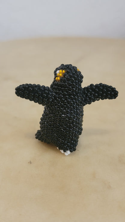 Fully Beaded Zuni Penguin Indian Beadwork