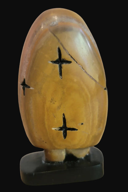 Picture Stone Jasper w/ Lapis Face Zuni Maiden Zuni Fetish