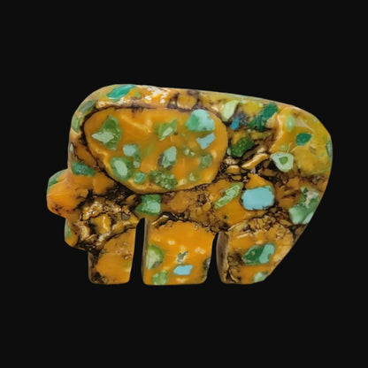 Fruit Jasper Zuni Fetish Medicine Bear