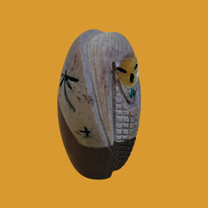 Unique Shivia Lingam Stone Zuni Corn Maiden Zuni Fetish