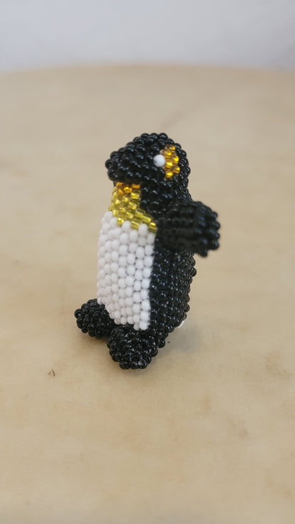 Fully Beaded Zuni Penguin Indian Beadwork