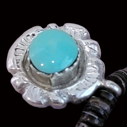 Beautiful Phosphosiderite Bird w/Sterling and Turquoise Offering Zuni Fetish
