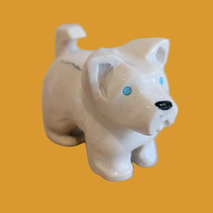 Happy Serpentine Pup/Dog Zuni Fetish