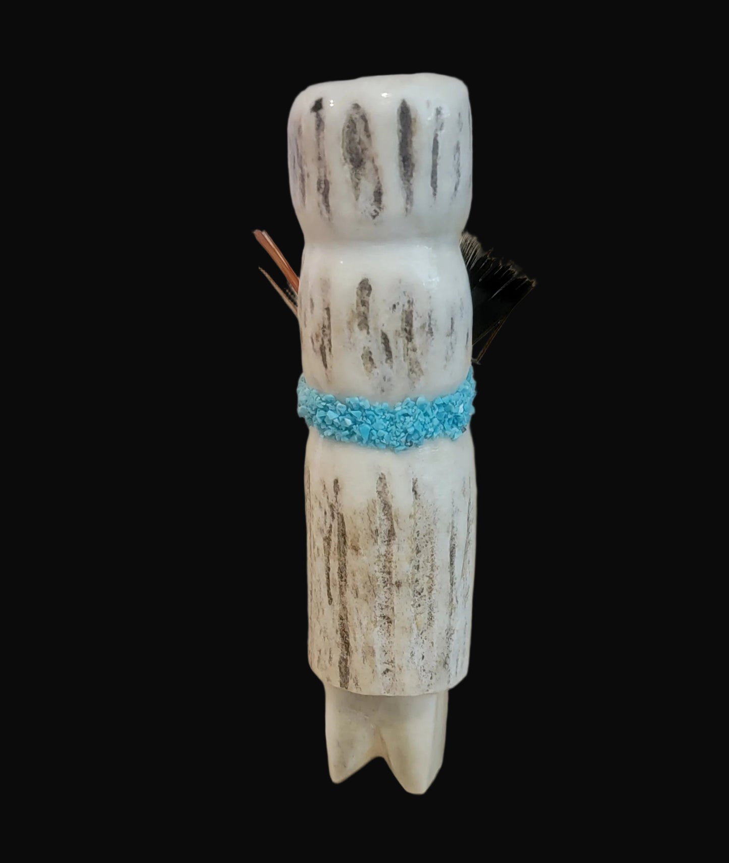 Double Antler Zuni Altar  Maidens Zuni Fetish