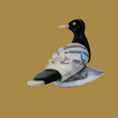 Fancy and Spiritual Zuni Fetish Duck