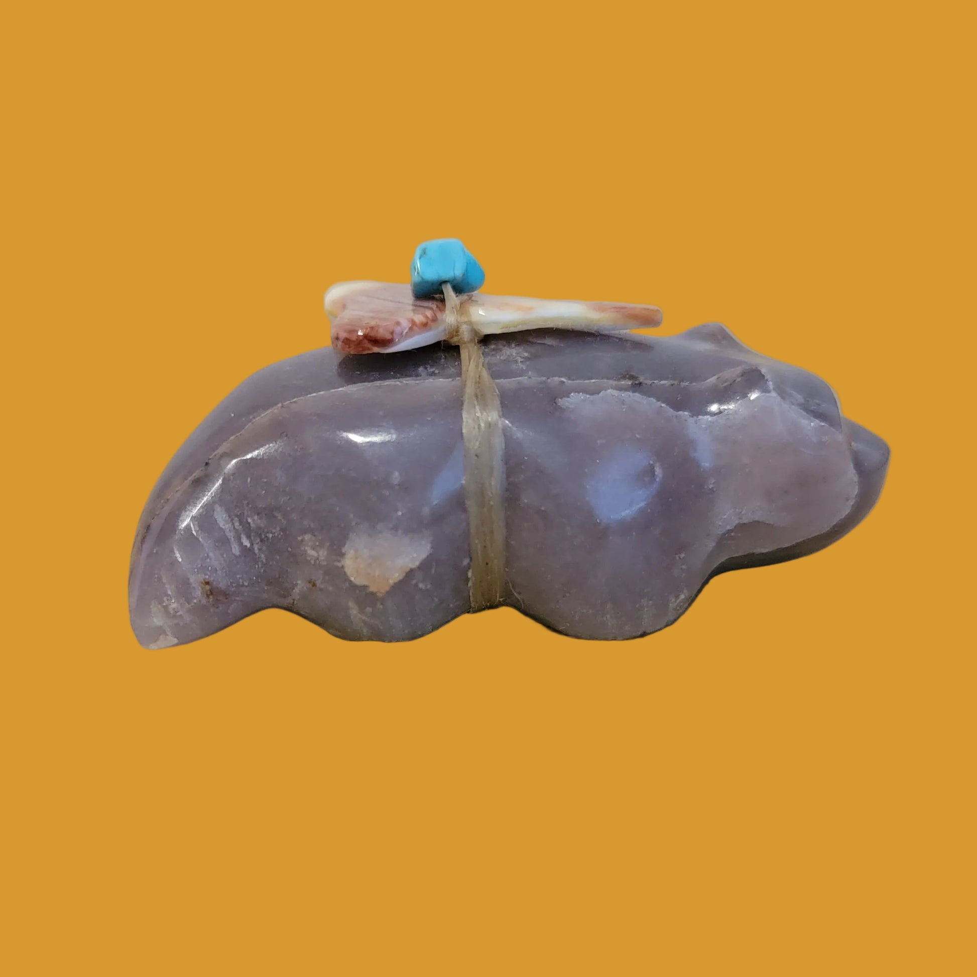 Fluorite Badger Zuni Fetish