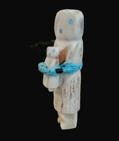 Double Antler Zuni Altar  Maidens Zuni Fetish