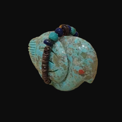 Beautiful Turquoise Messenger Bird Zuni Fetish