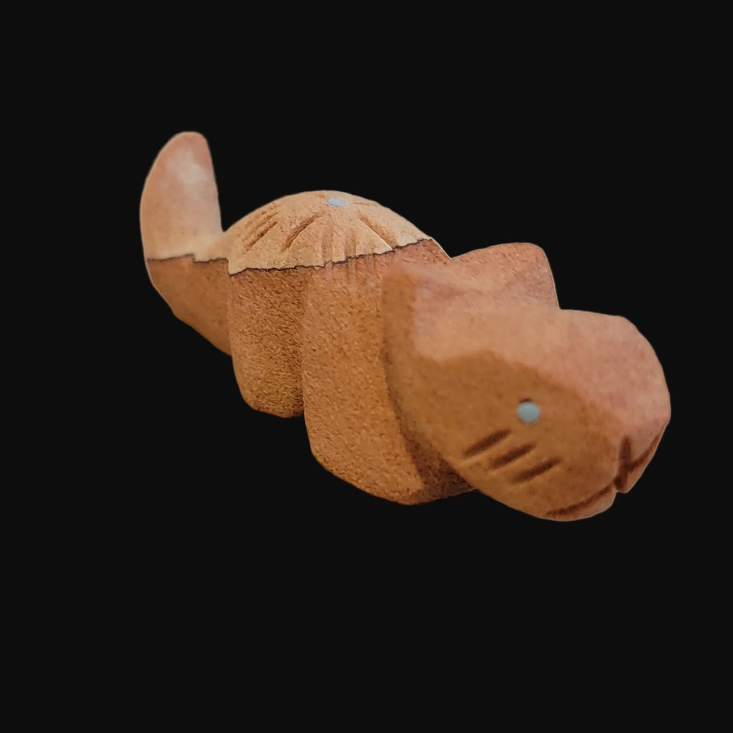 Sandstone Cougar on the Prowl Zuni Fetish
