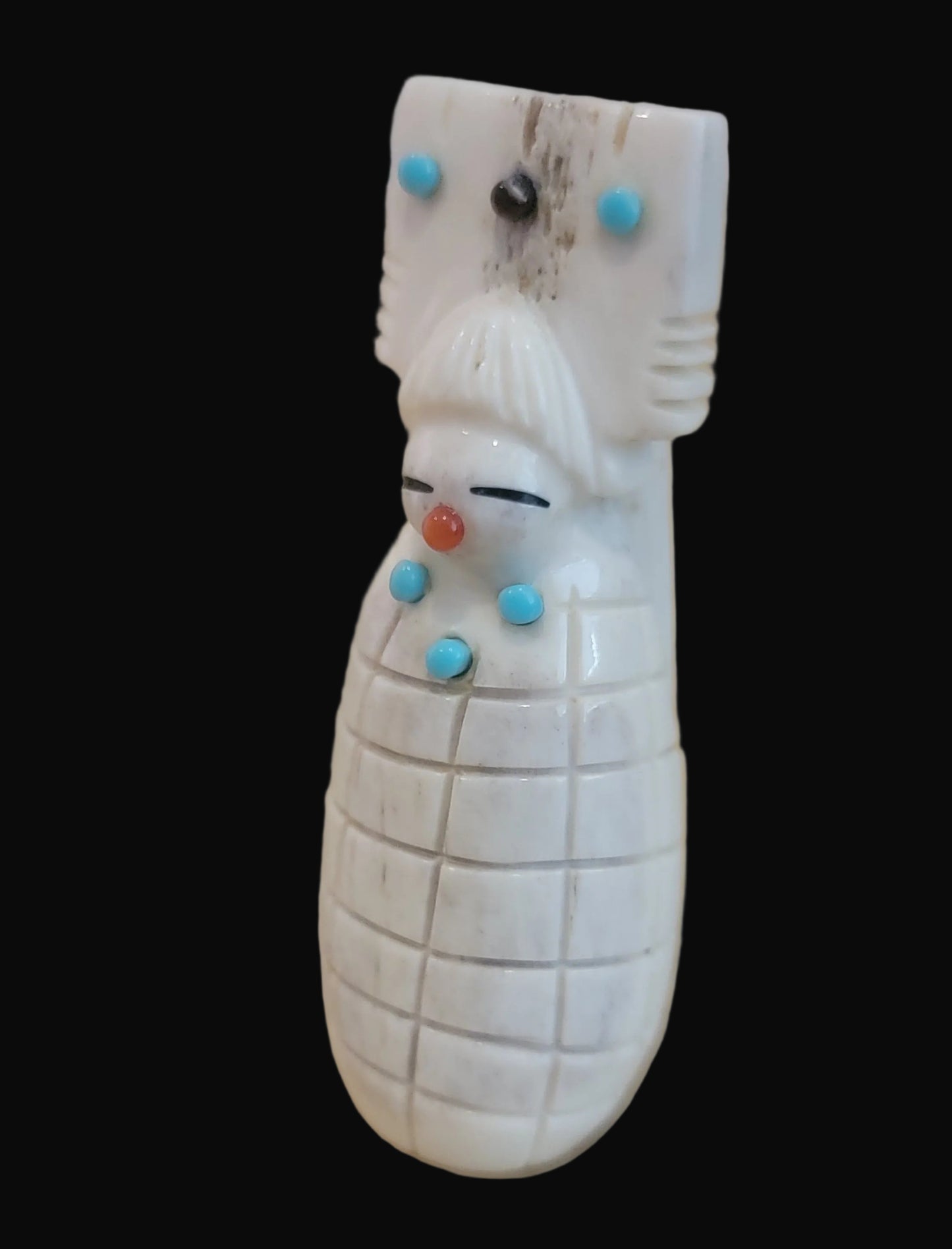 Antler Zuni Corn Maiden Zuni  Fetish