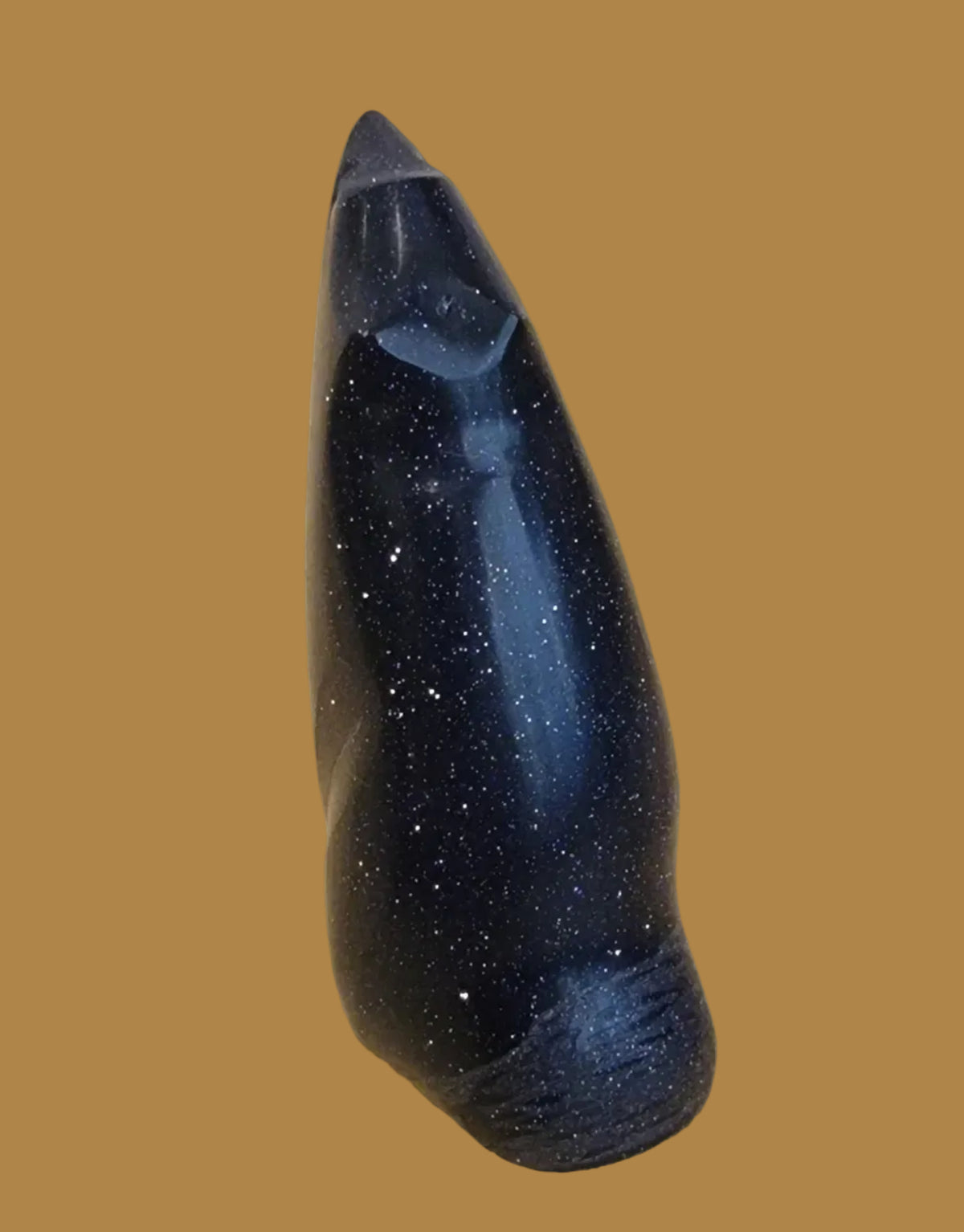 Blue Goldstone Coyote Zuni Fetish