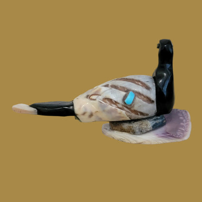 Fancy and Spiritual Zuni Fetish Duck