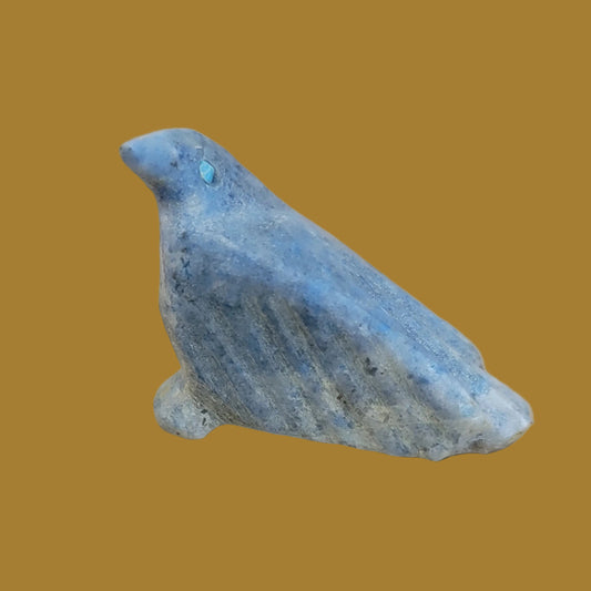Amazonite Raven Zuni Fetish