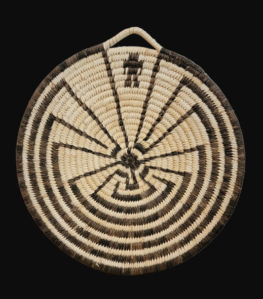 Rare Find!  Man in the Maze Papago/ Tohono O'Odham Indian Basket