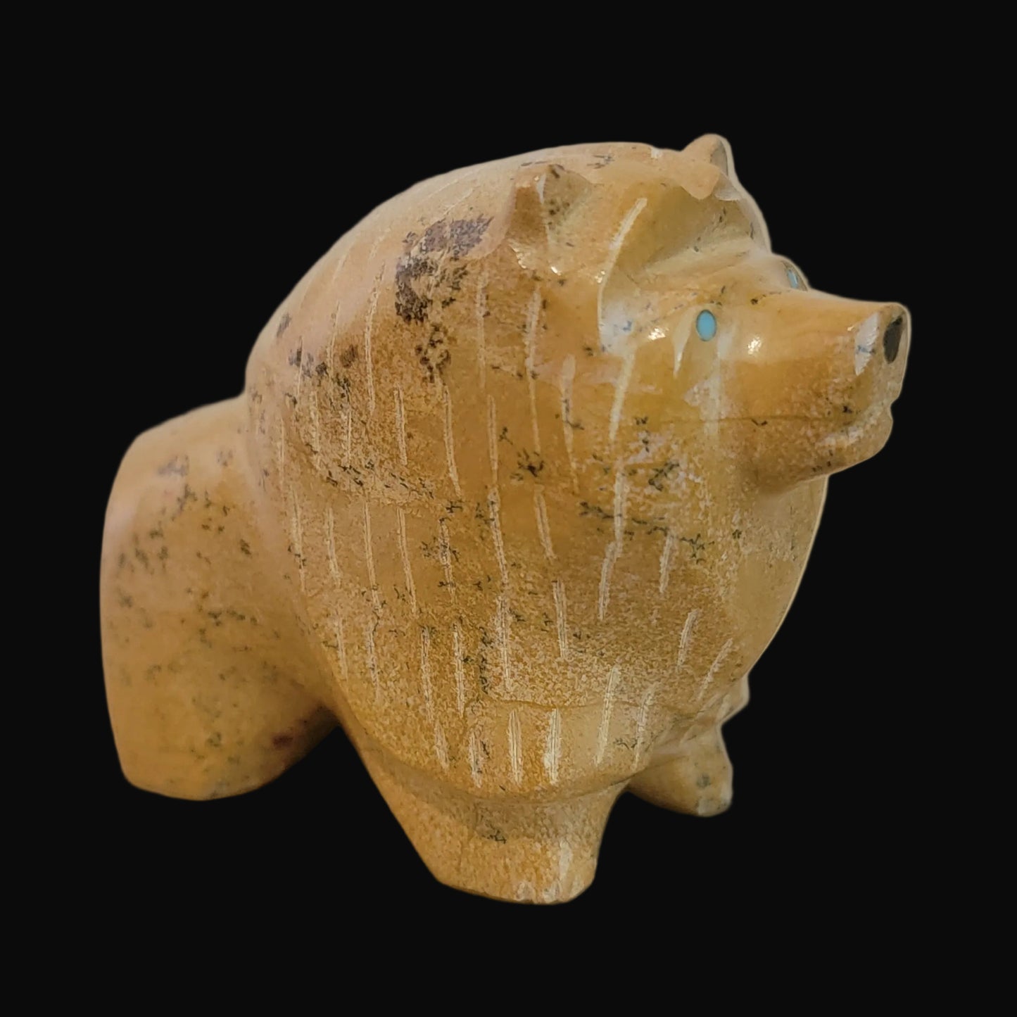 Travertine Leo Lion Zuni Fetish