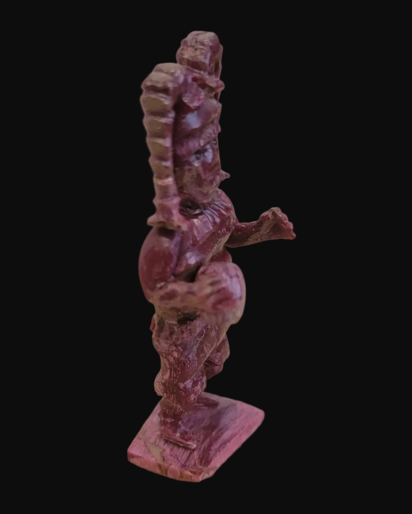 Bamboo Coral Hano Clown Zuni Fetish/ Kachina