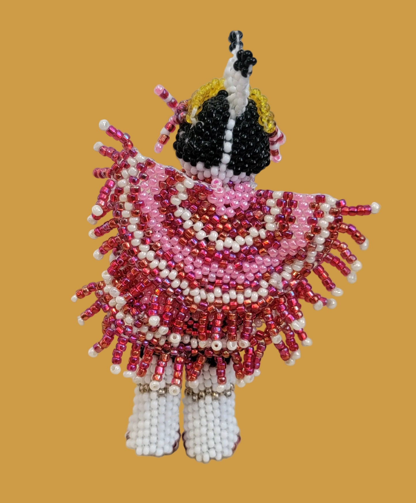 Fully Beaded Zuni Fancy Dancer Indian Beadwork