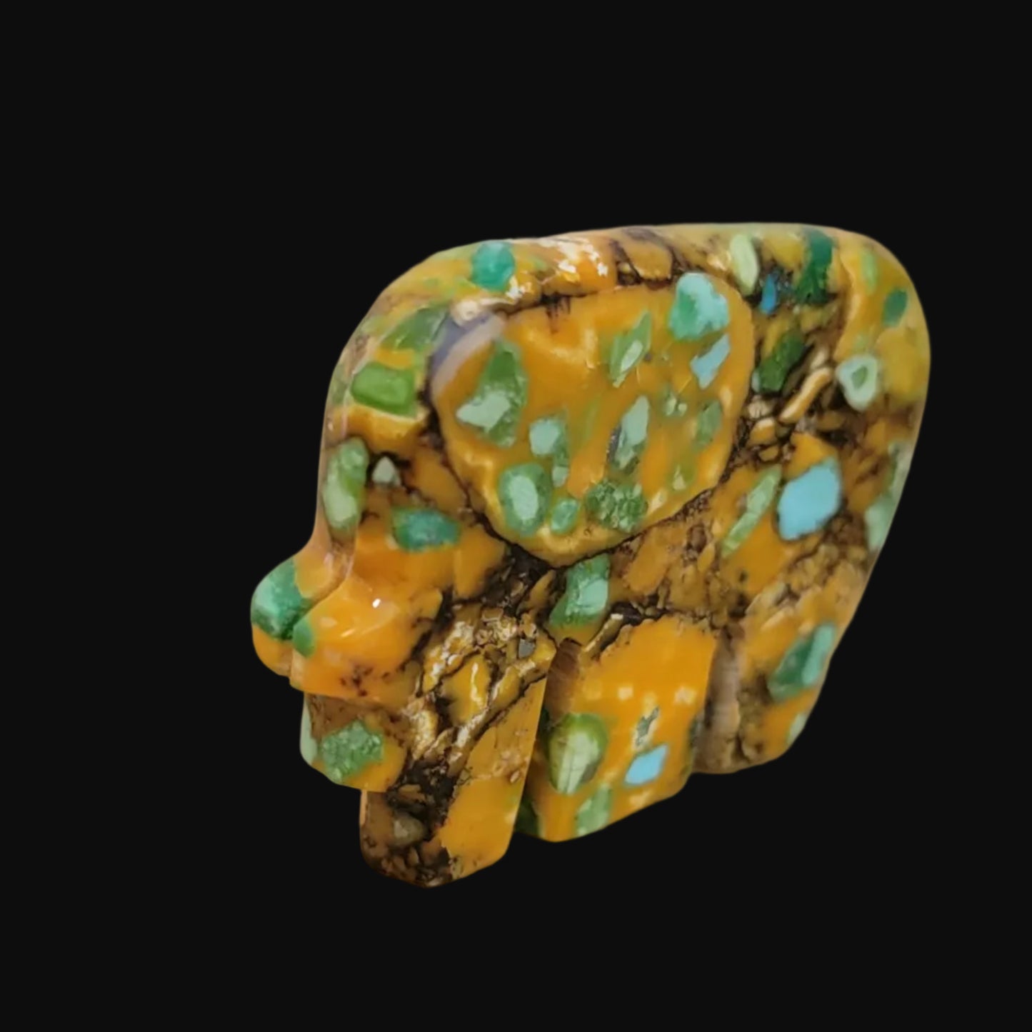 Fruit Jasper Zuni Fetish Medicine Bear