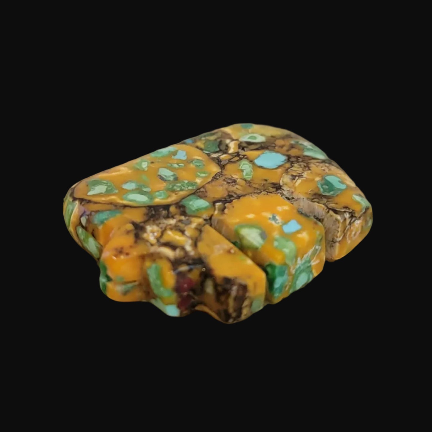 Fruit Jasper Zuni Fetish Medicine Bear