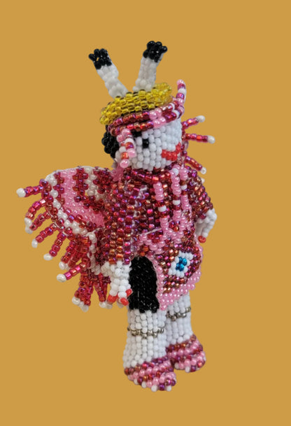 Fully Beaded Zuni Fancy Dancer Indian Beadwork