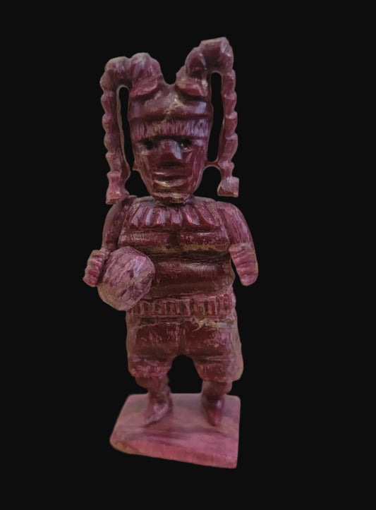Bamboo Coral Hano Clown Zuni Fetish