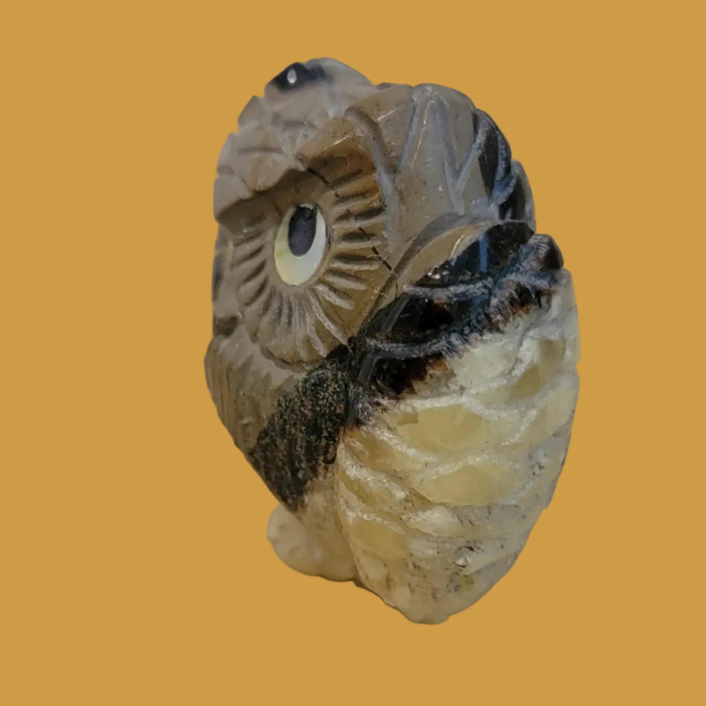 Septarian Nodule Hoot Owl Zuni Fetish