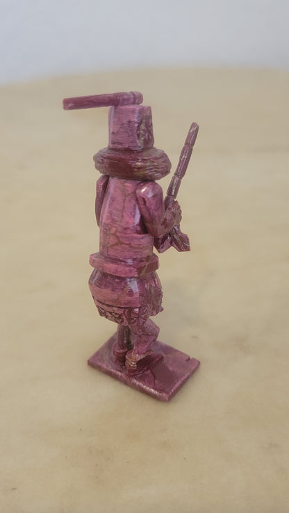 Bamboo Coral Zuni Whipper Kachina Zuni Fetish
