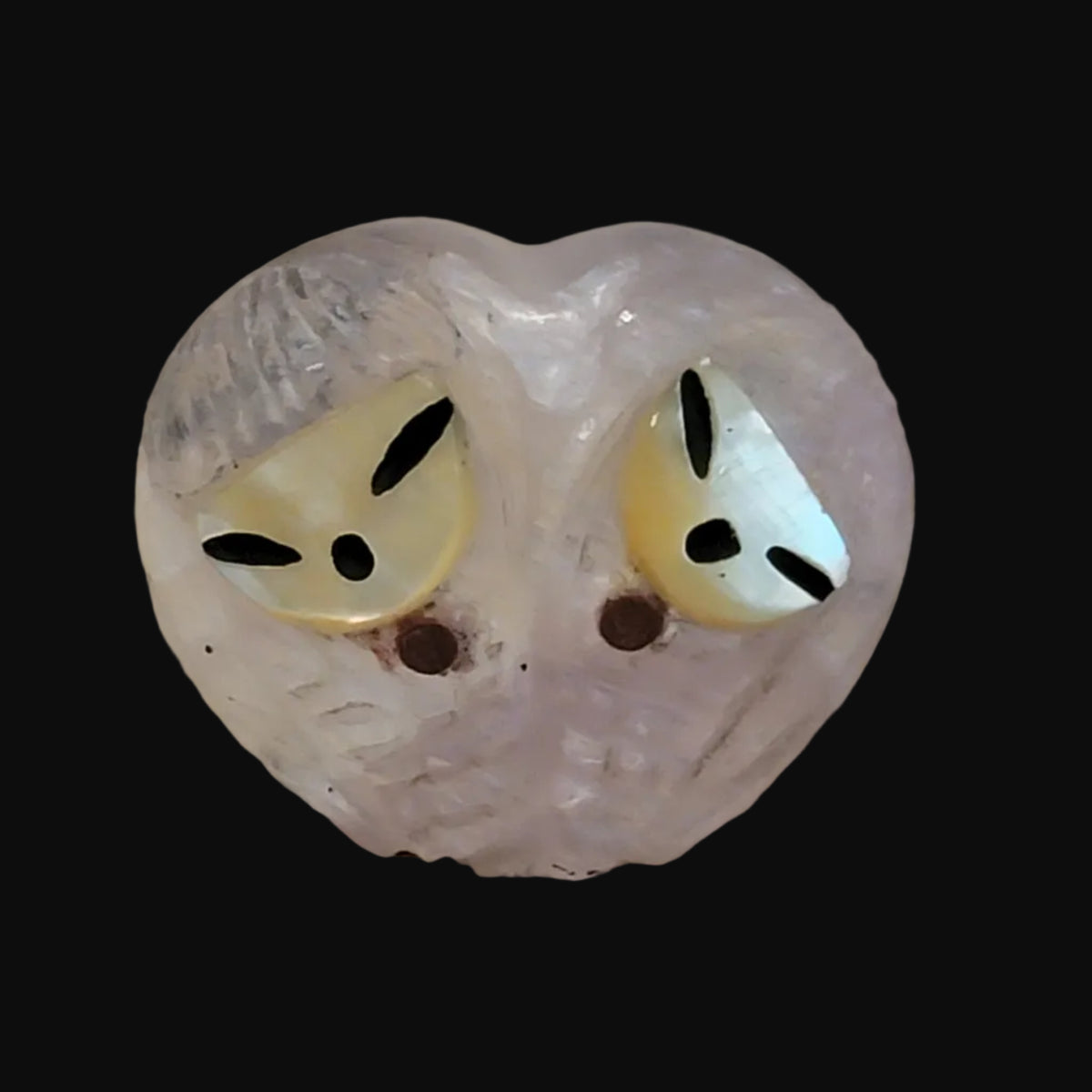 Beautiful Fluorite Double Heart Shaped Zuni Maidens Zuni Fetish