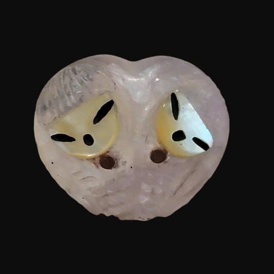 Beautiful Fluorite Double Heart Shaped Zuni Maidens Zuni Fetish