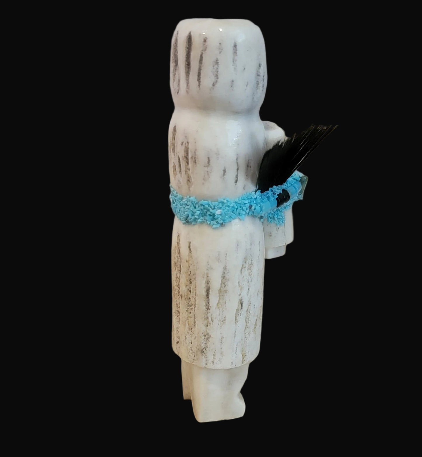 Double Antler Zuni Altar  Maidens Zuni Fetish