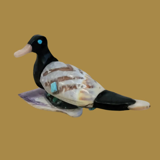 Fancy and Spiritual Zuni Fetish Duck