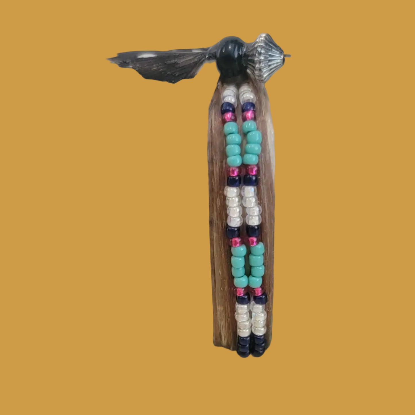Beautiful Sandstone Navajo Painted Horse on the Run Zuni Fetish