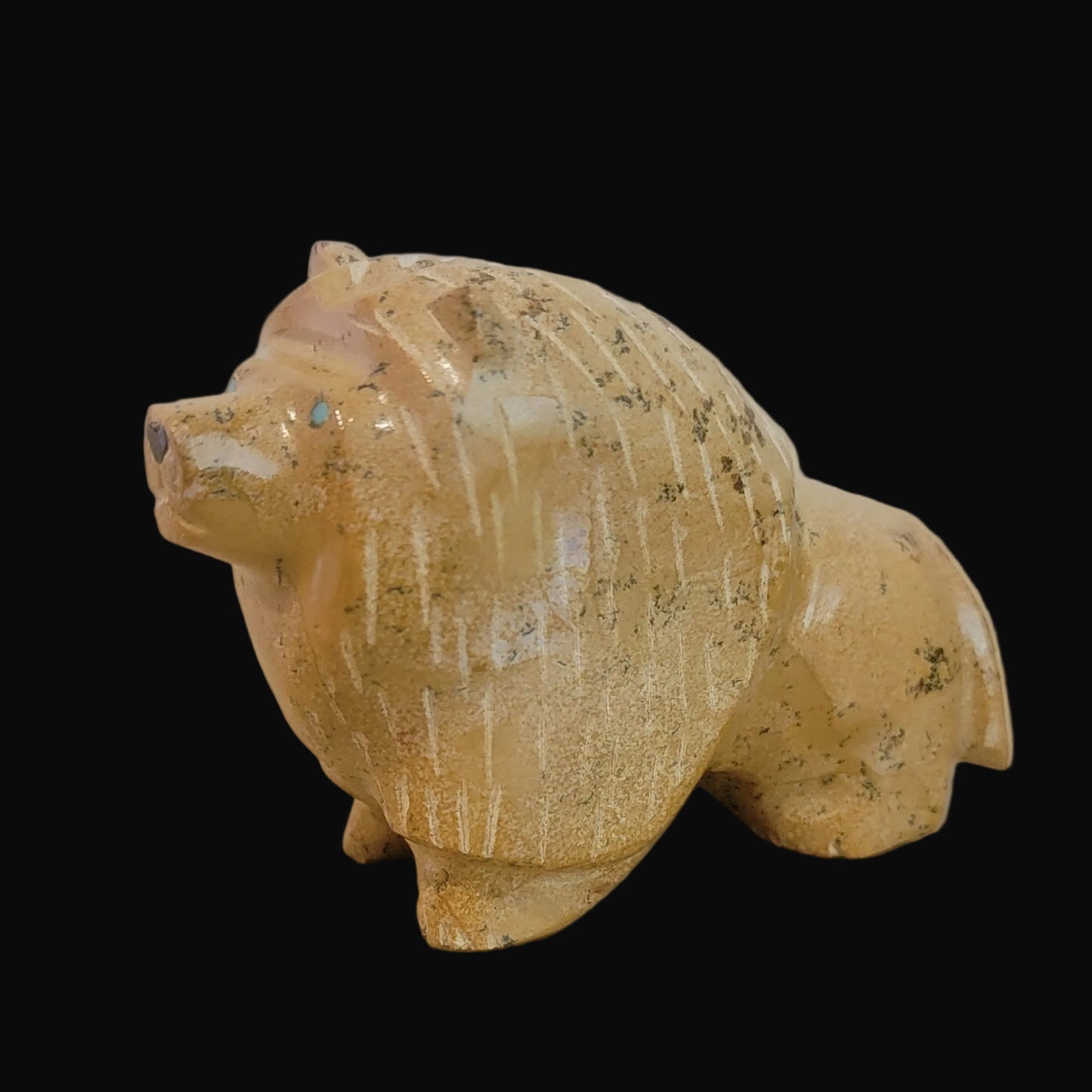 Travertine Leo Lion Zuni Fetish