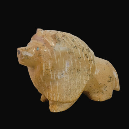 Travertine Leo Lion Zuni Fetish
